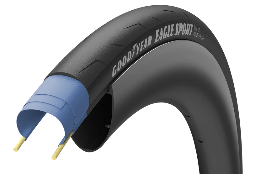 Goodyear Eagle Sport 700x30c folding road tire in black - view 1