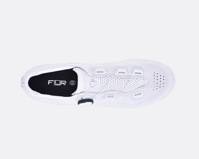 FLR F-11 Knit Road Cycling Shoe (White)