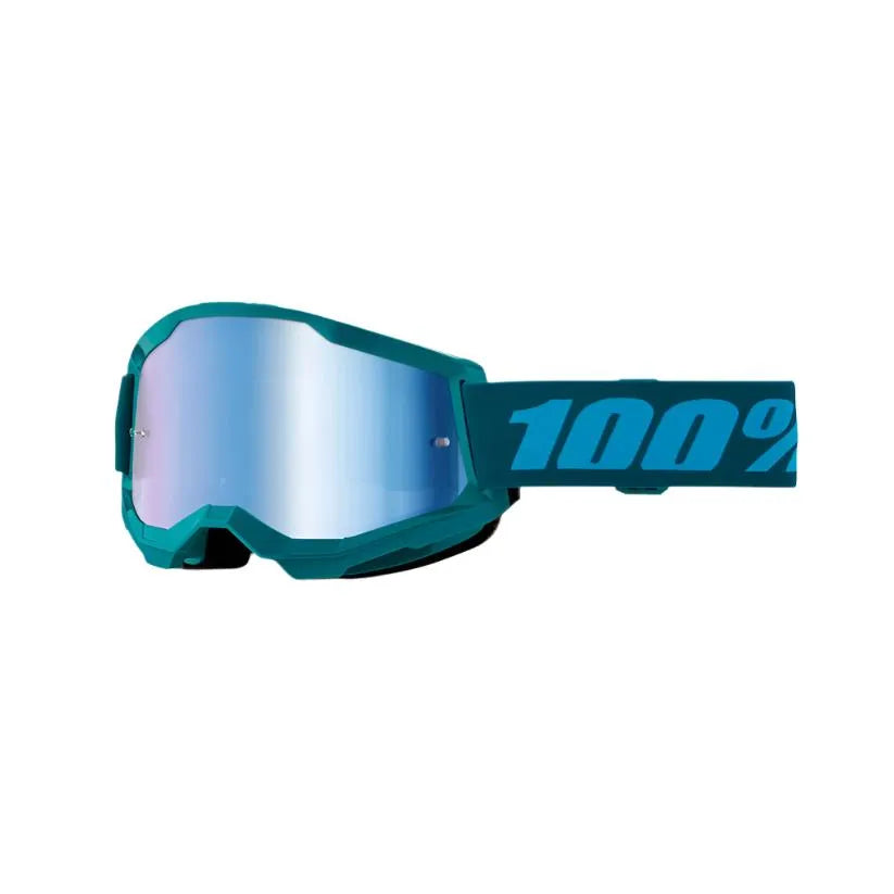 100% Strata 2 MTB Goggles (Mirror Blue/Stone)