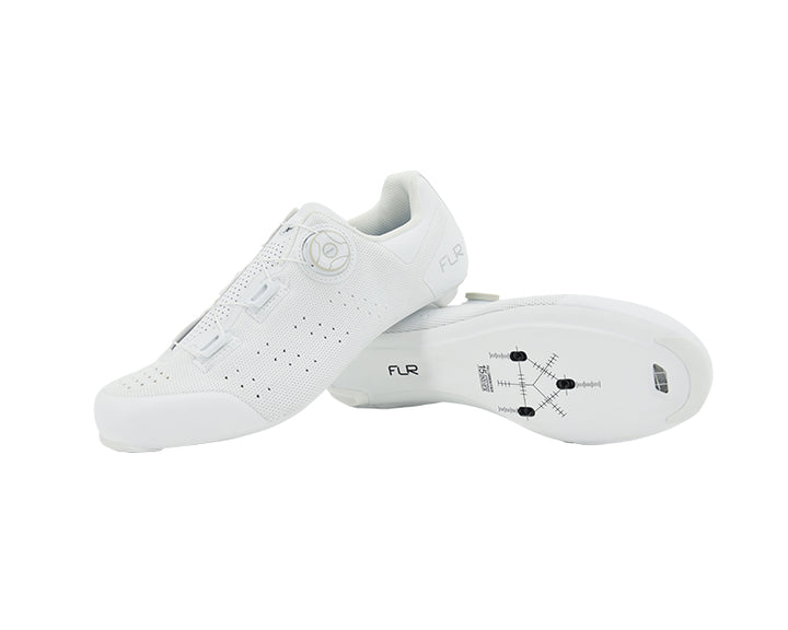 FLR FNT-5 Road Cycling Shoe (Pure White)