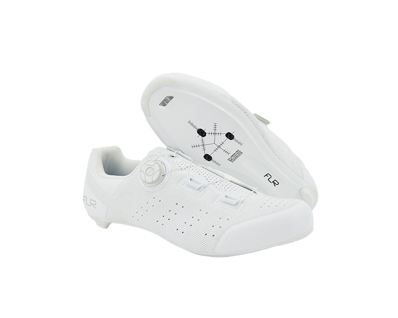 FLR FNT-5 Road Cycling Shoe (Pure White)