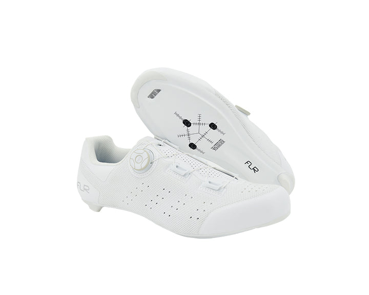 FLR FNT-5 Road Cycling Shoe (Pure White)