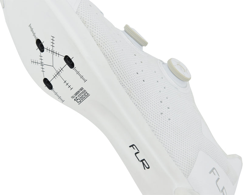 FLR FNT-9 Road Cycling Shoe (Pure White)
