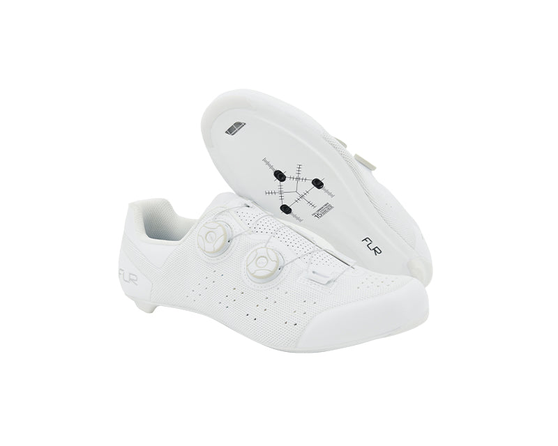 FLR FNT-9 Road Cycling Shoe (Pure White)