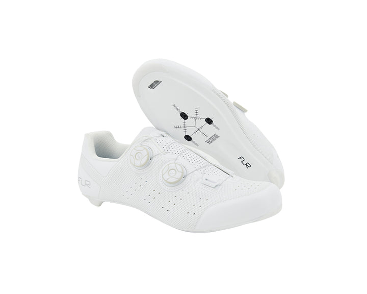 FLR FNT-9 Road Cycling Shoe (Pure White)