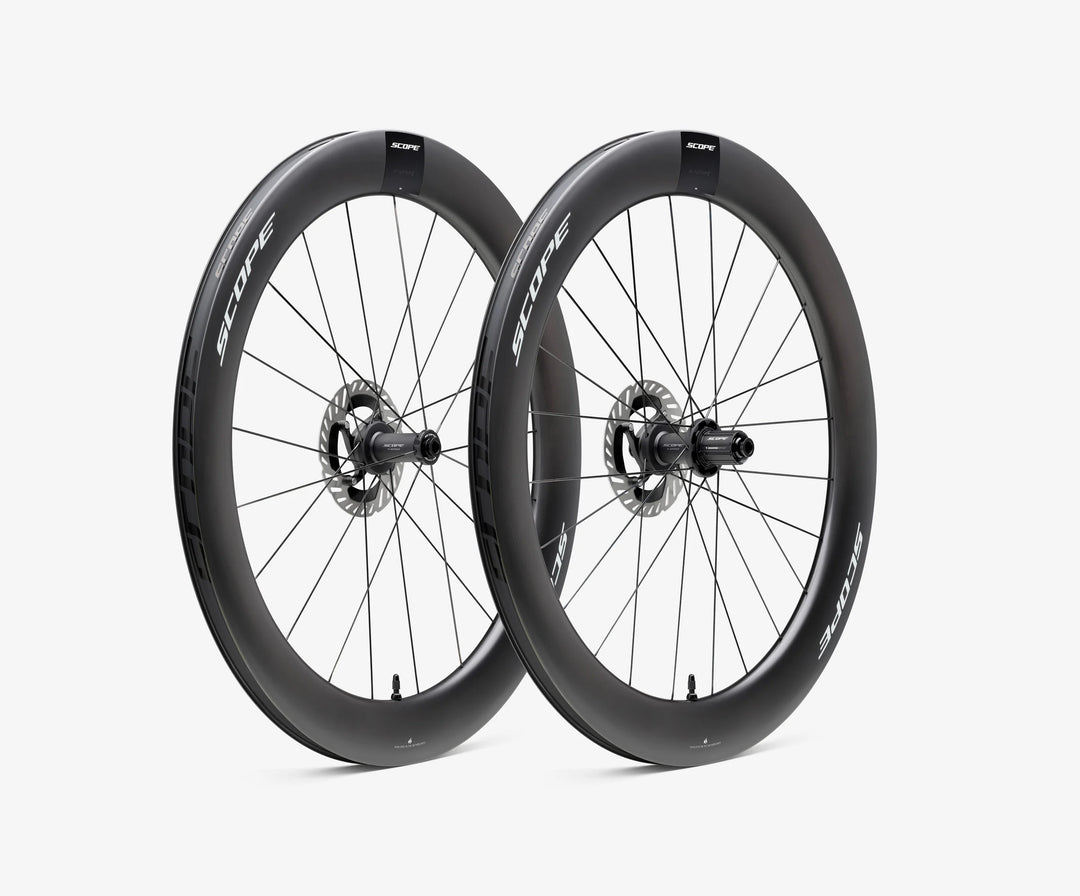 Scope R6 Carbon Tubeless Ready Disc Brake Wheel - Shimano (Black)