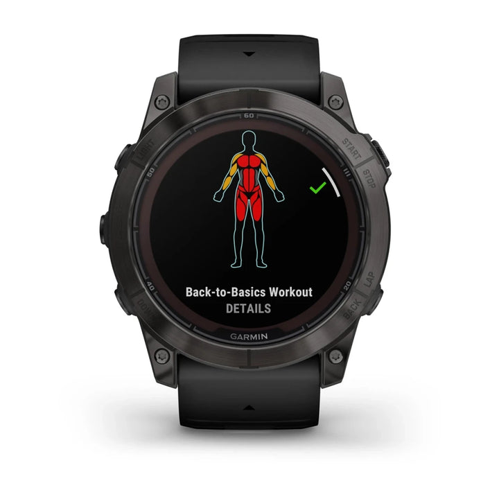 Garmin Fenix 7X Pro Sapphire Solar Smart Watch (Carbon Gray DLC Titanium/Black Band)