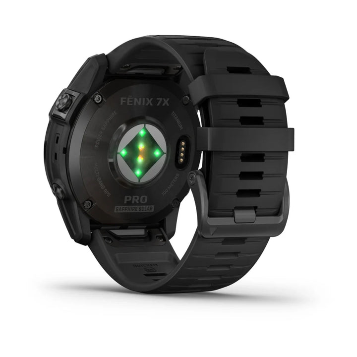 Garmin Fenix 7X Pro Sapphire Solar Smart Watch (Carbon Gray DLC Titanium/Black Band)