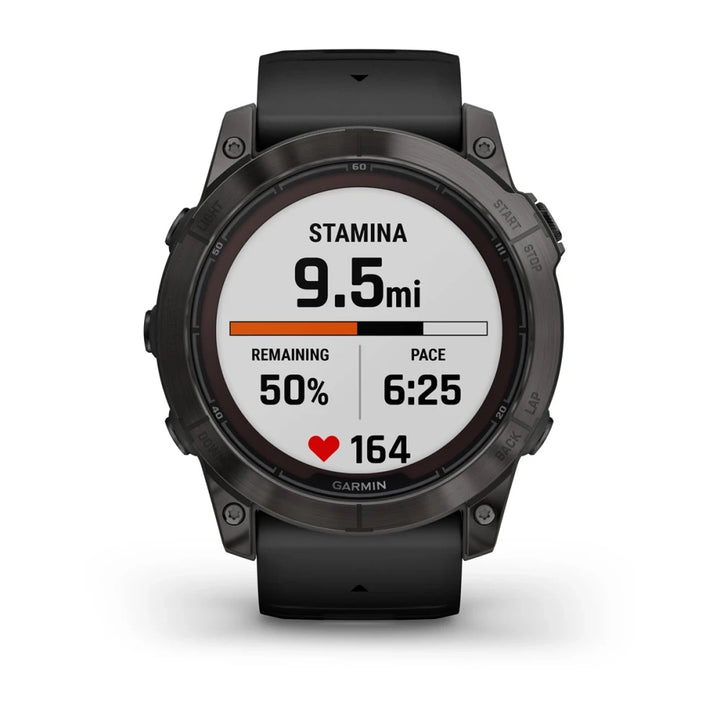 Garmin Fenix 7X Pro Sapphire Solar Smart Watch (Carbon Gray DLC Titanium/Black Band)