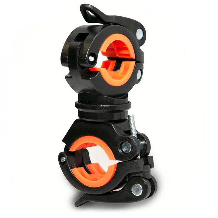 Niterider Focus Plus Flashlight Handlebar Clamp Mount (Black/Orange)