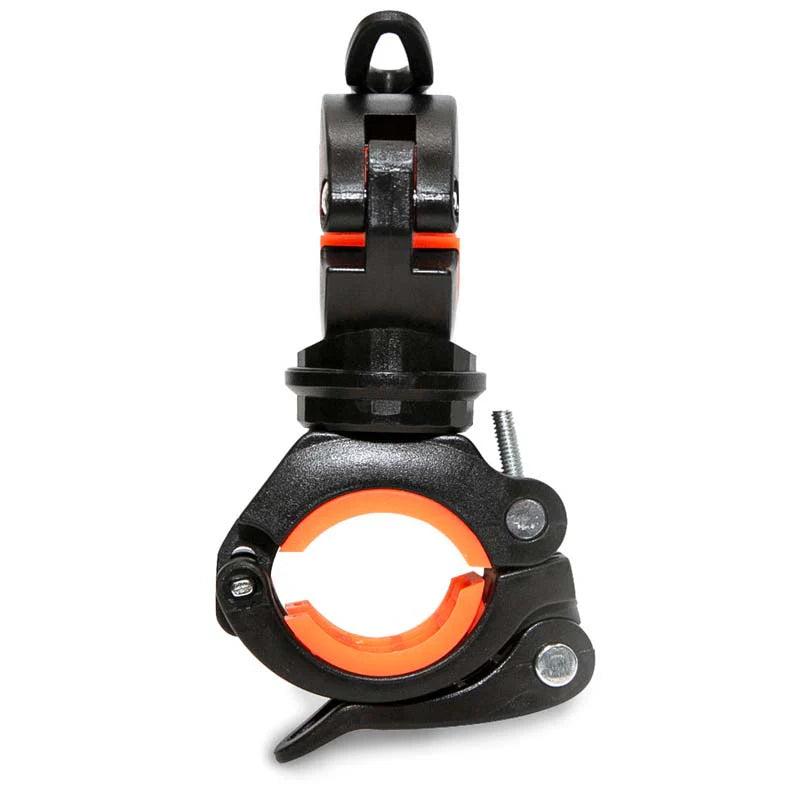 Niterider Focus Plus Flashlight Handlebar Clamp Mount (Black/Orange)