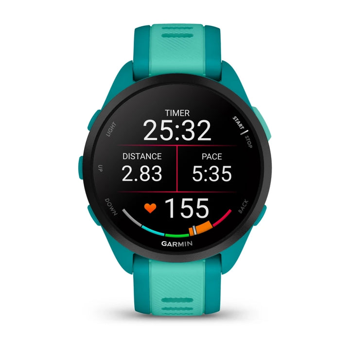 Garmin Forerunner 165 Music Smart Watch (Turquoise/Aqua)