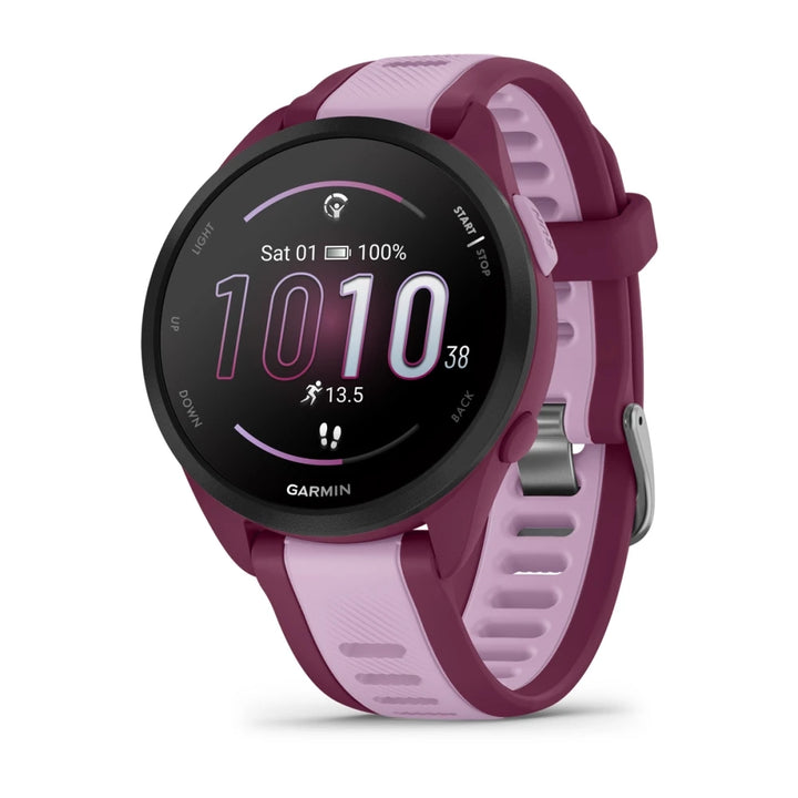 Garmin Forerunner 165 Music Smart Watch (Berry/Lilac)