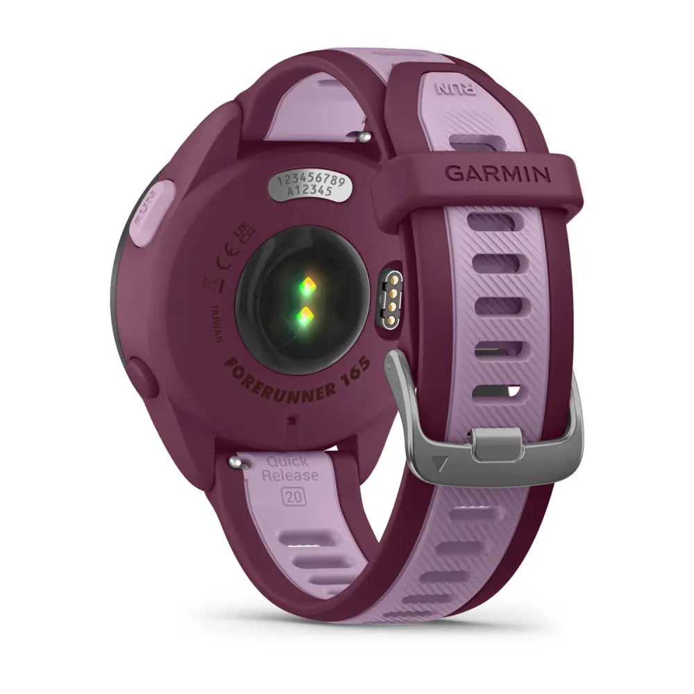 Garmin Forerunner 165 Music Smart Watch (Berry/Lilac)