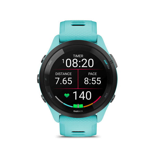 Garmin Forerunner 265 Smart Watch (Aqua/Black)