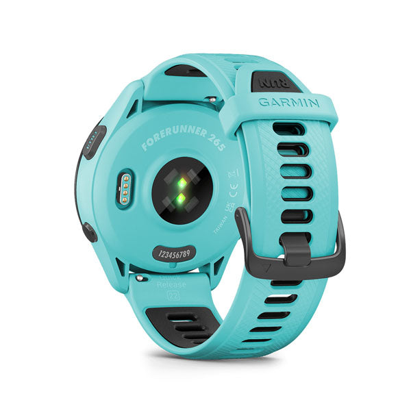 Garmin Forerunner 265 Smart Watch (Aqua/Black)