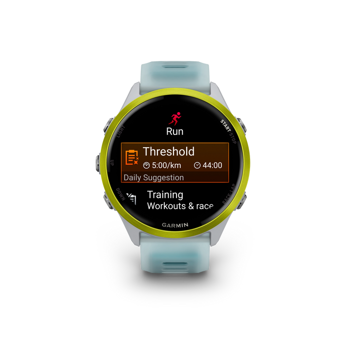 Garmin Forerunner 570 Smart Watch (Amp Yellow Aluminum/Translucent Whitestone/Turquoise Band)
