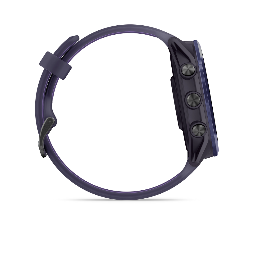 Garmin Forerunner 570 Smart Watch (Indigo Aluminum/Translucent Imperial Purple/Indigo Band)