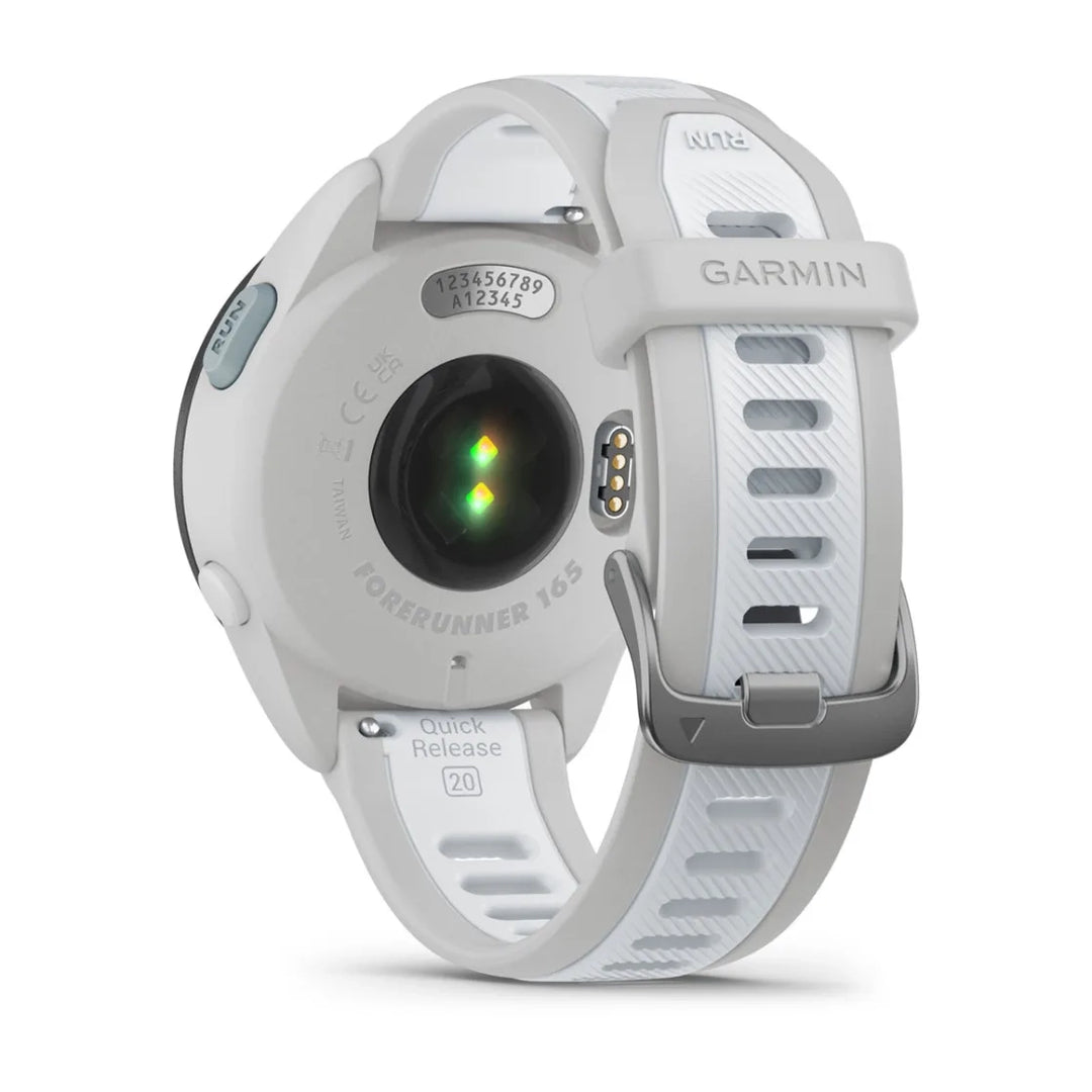 Garmin Forerunner 165 Smart Watch (Mist grey/Whitestone)