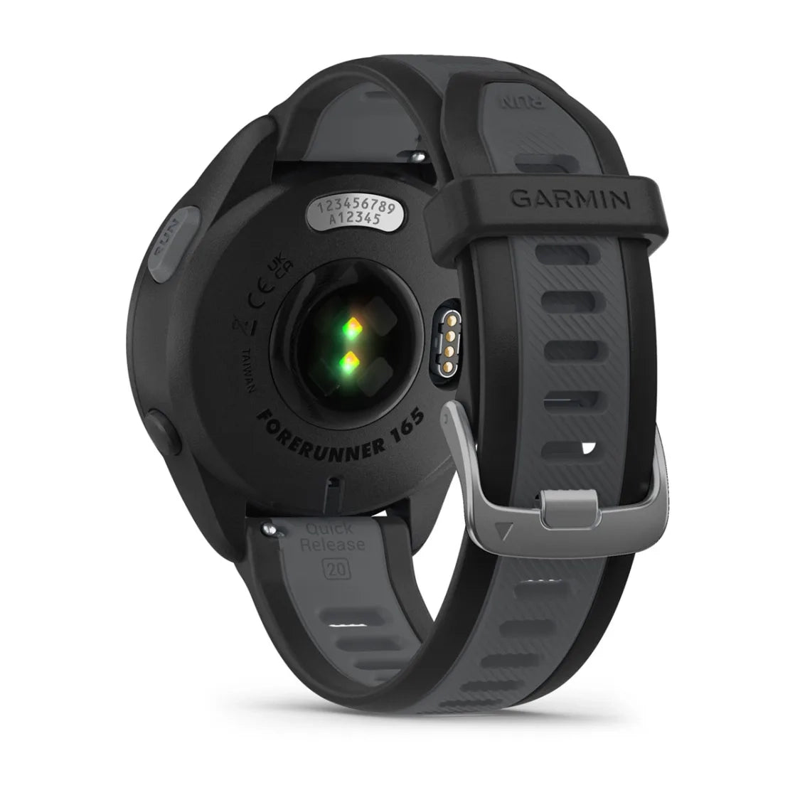 Garmin Forerunner 165 Smart Watch (Black/Slate Grey)