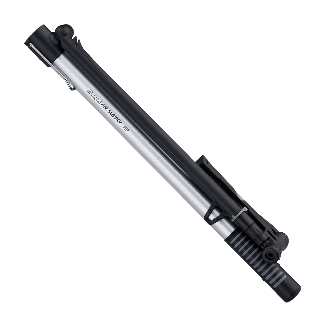 Giyo GM-81 High Performance Micro Floor Pump (Black/Silver)