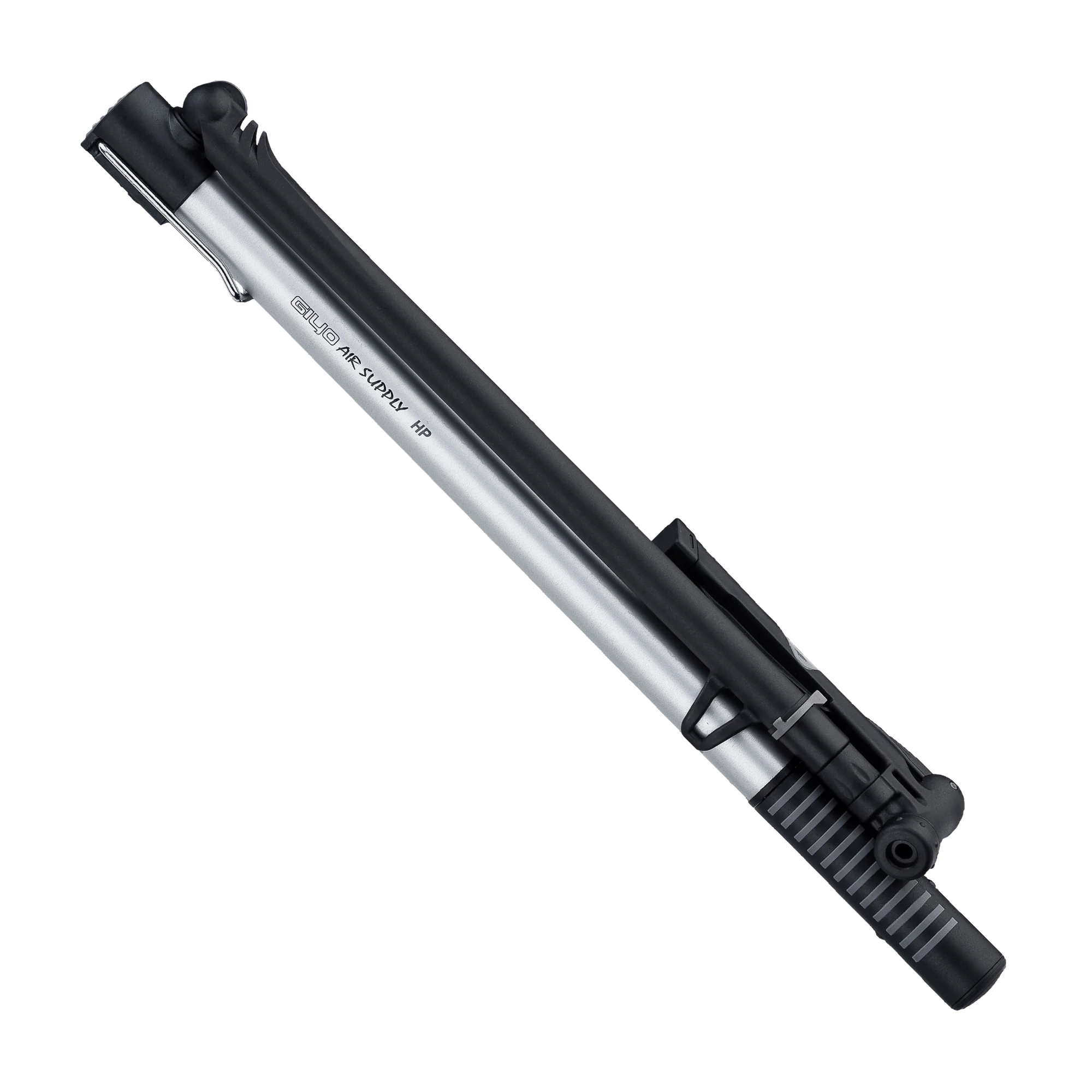 Giyo GM-81 High Performance Micro Floor Pump (Black/Silver)