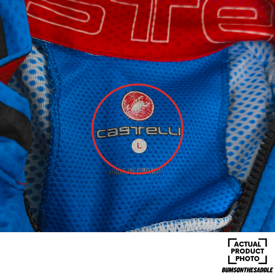 [Refurbished] Castelli Free AR 4.1 Mens Cycling Jersey (Drive Blue)