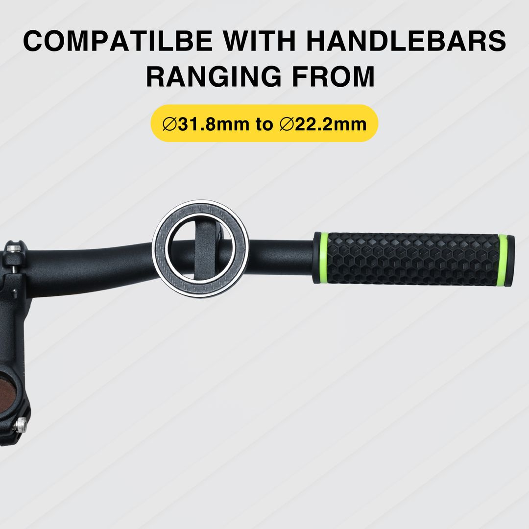 URA MagLock Handlebar Magnetic Phone Mount for Bicycles (Texture Matte Black)