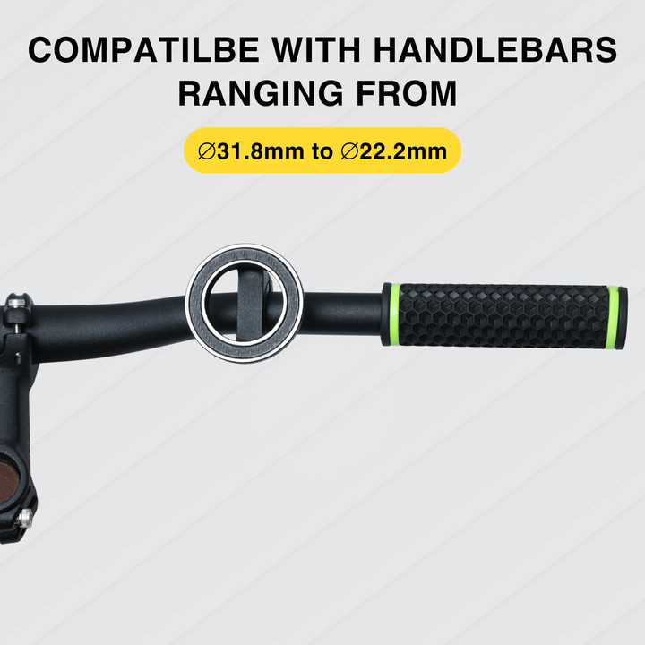 URA MagLock Handlebar Magnetic Phone Mount for Bicycles (Texture Matte Black)