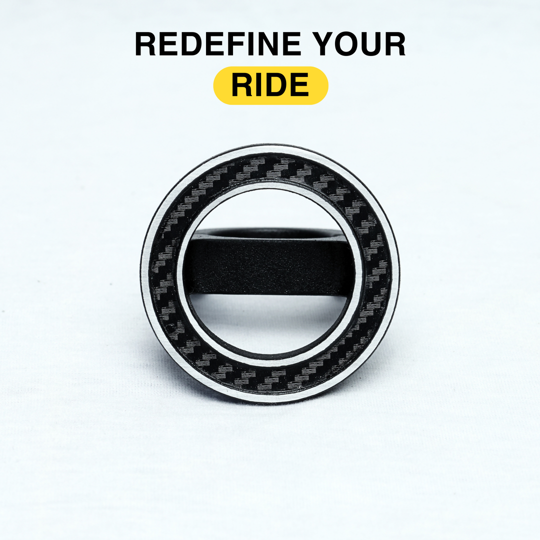 URA MagLock Handlebar Magnetic Phone Mount for Bicycles (Texture Matte Black)