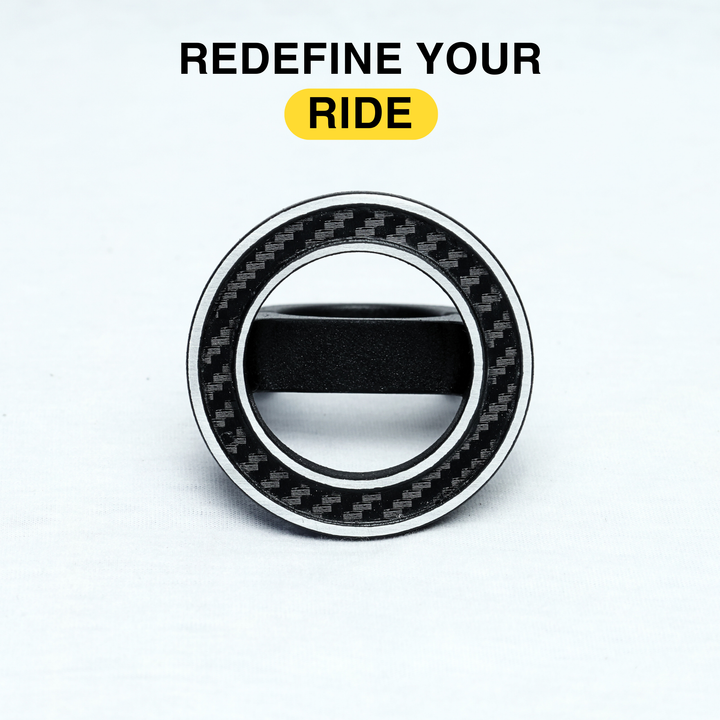 URA MagLock Handlebar Magnetic Phone Mount for Bicycles (Texture Matte Black)
