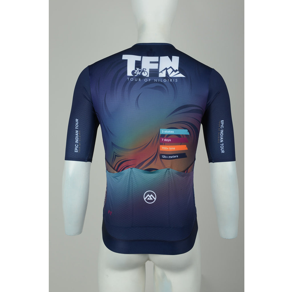 Monton X Tour of Nilgiris Limited Edition Unisex Cycling Jersey (Floral Altitude)