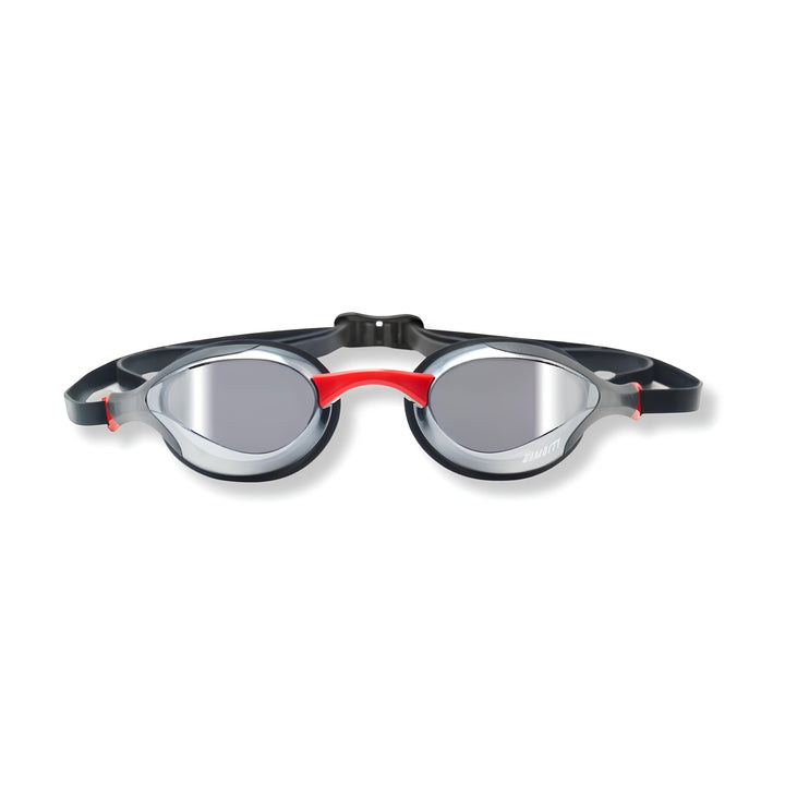 Gambitt Jet UV Swimming Googles (Black/Red)
