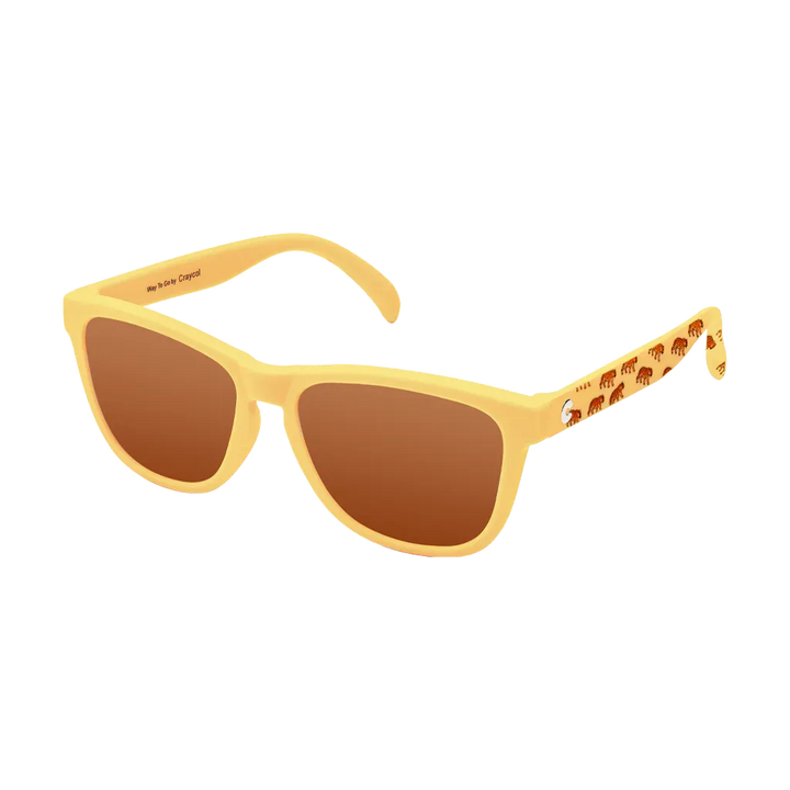 Craycol Jungle Roar Sunglasses (Brown Non Reflective/Yellow Brown)