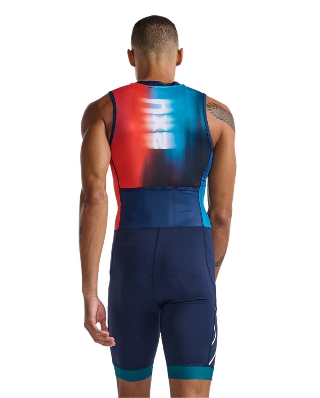 2XU MT6437D Core Men's Triathlon Suit (Poppy/Midnight)