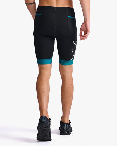 2XU Core Men's Cycling Tri Short (Black/Jade)