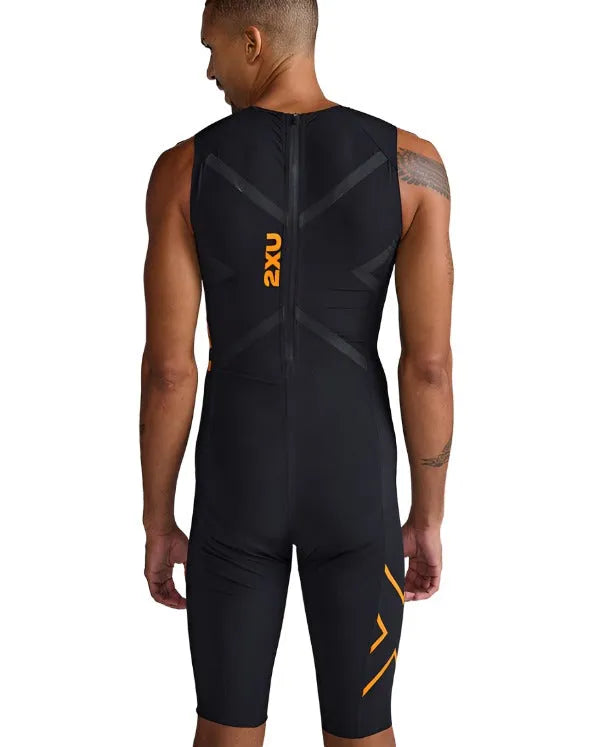 2XU MT6658D Propel Men's Swimsuits (Black/Turmeric)