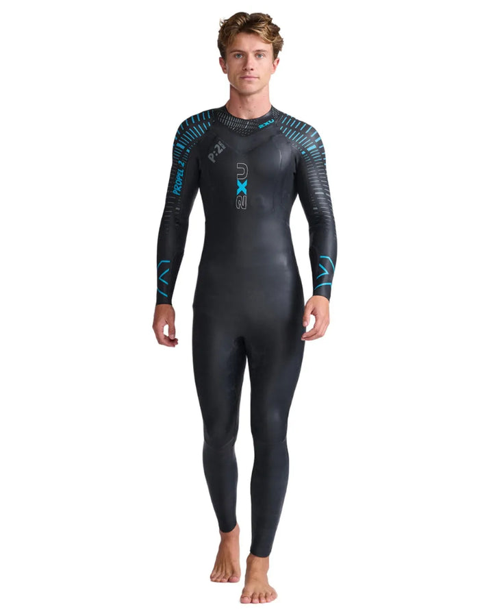 2XU MW4990C Propel 2 Men's Wetsuit (Black/Aloha)