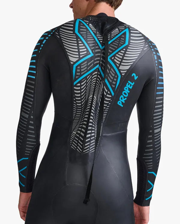 2XU MW4990C Propel 2 Men's Wetsuit (Black/Aloha)