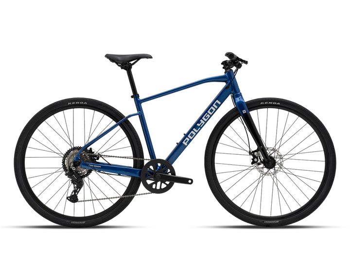 Polygon Path 2 (Metallic Blue)
