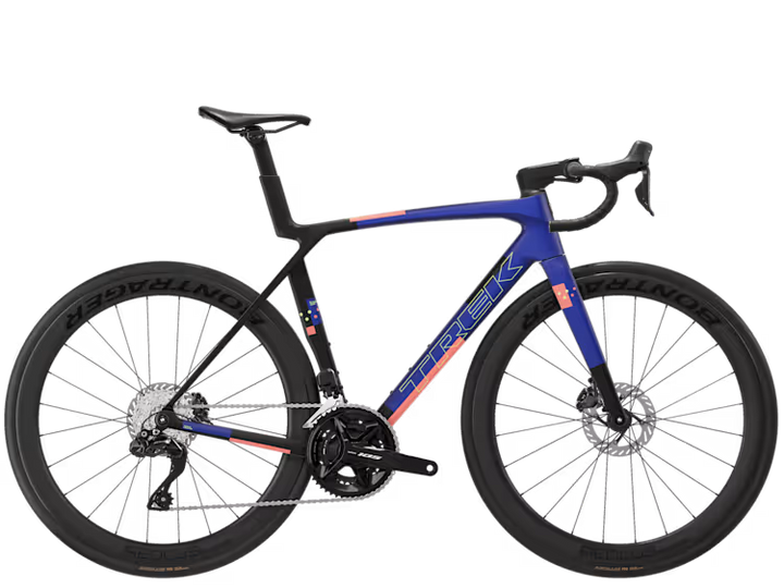 Trek Madone SL 6 Gen 8 (Matte Cobalt Blue/Trek Black/Living Coral)
