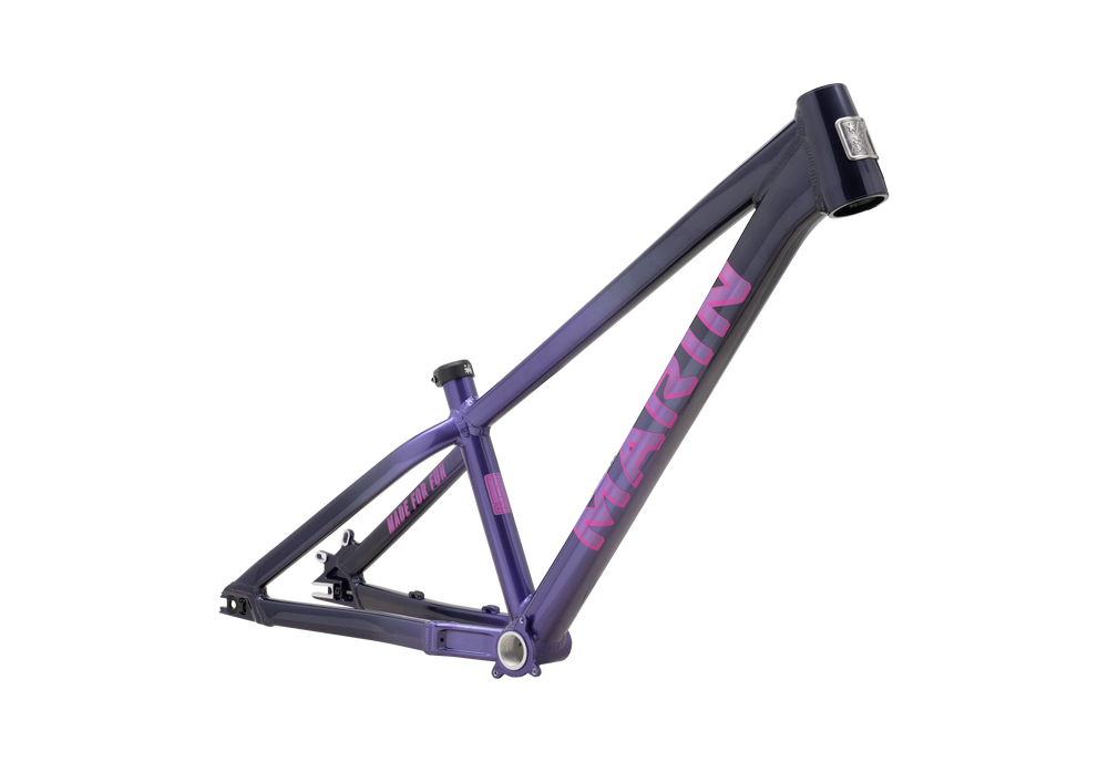Marin Alcatraz 2 Dirt Jump Frameset in Purple Fade, front view