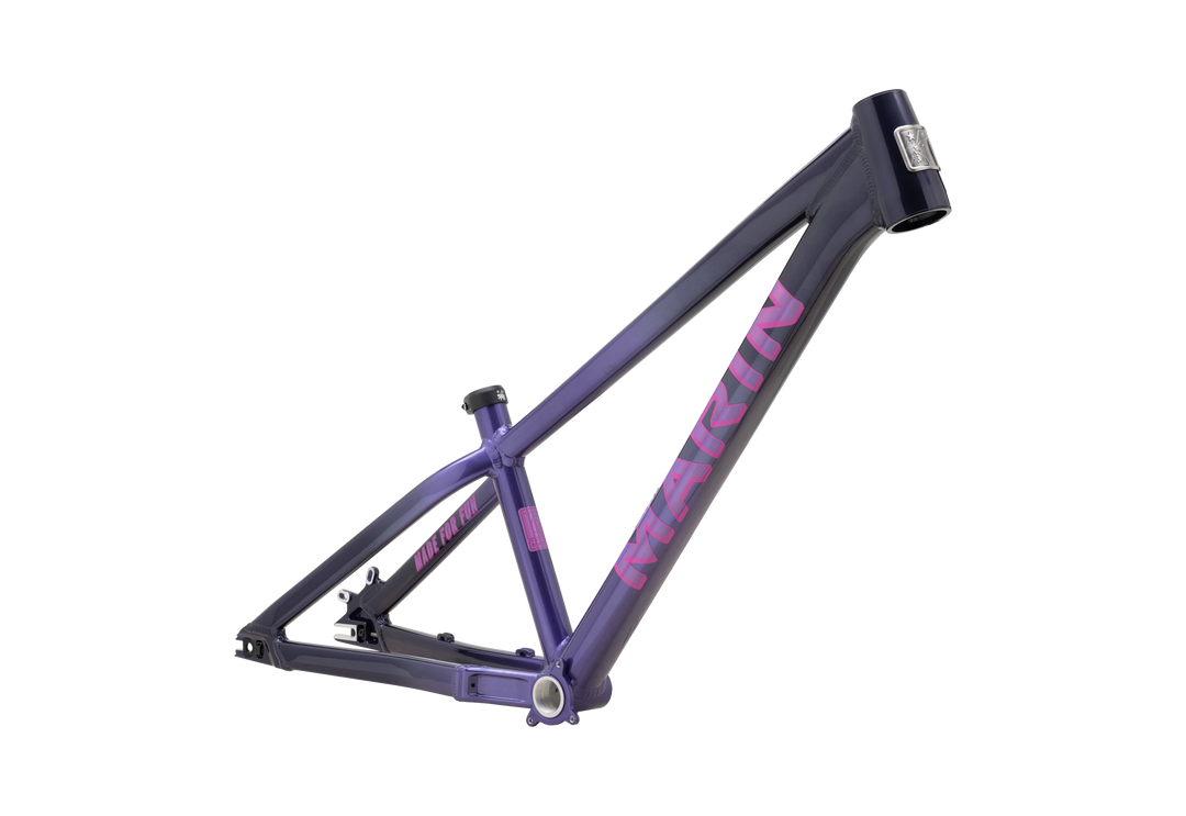 Marin Alcatraz 2 Dirt Jump Frameset in Purple Fade, front view