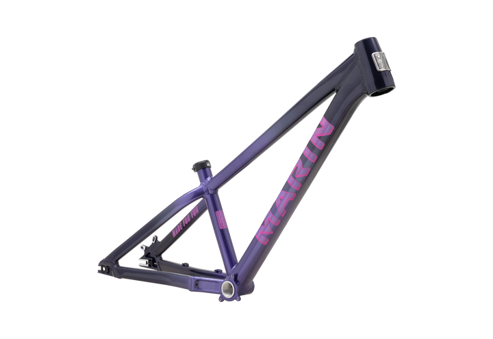 Marin Alcatraz 2 Dirt Jump Frameset in Purple Fade, front view