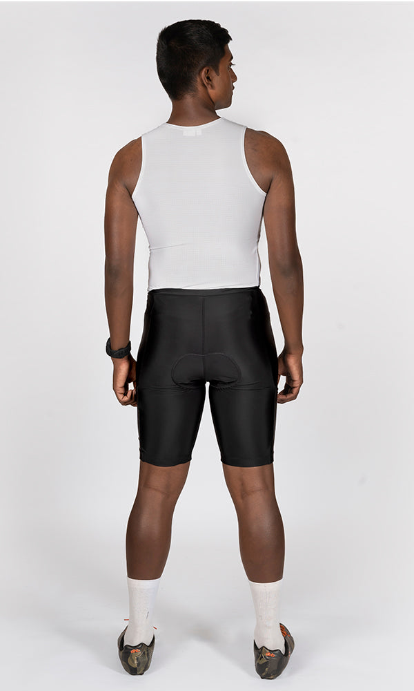 Apace Evolve Gel Padded Men's Cycling Shorts (Black)