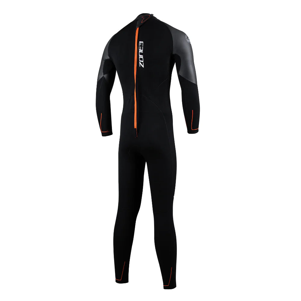 Zone 3 Active Flex Men's Wetsuit (Black/Orange)