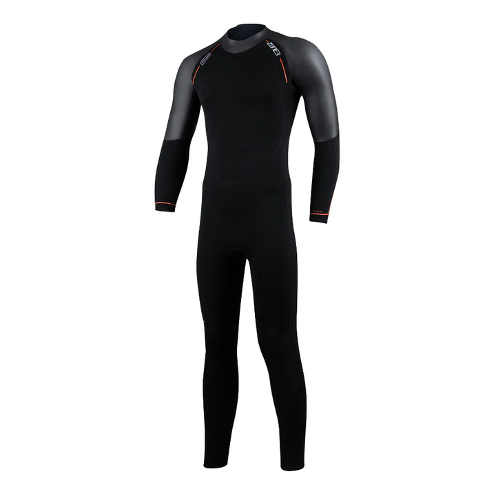Zone 3 Active Flex Men's Wetsuit (Black/Orange)