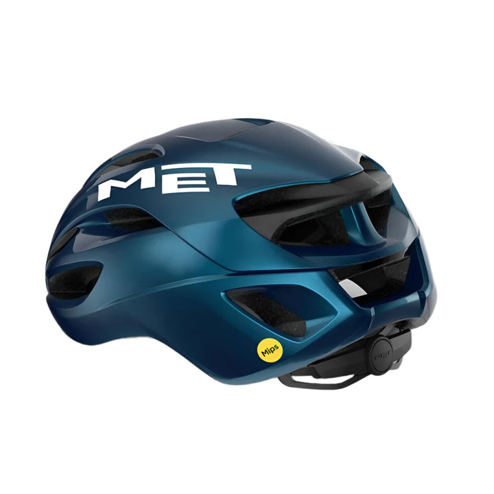 MET Rivale MIPS Road Cycling Helmet (Teal Blue Metallic/Glossy)