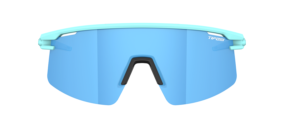 Tifosi Moab Lite sunglasses, Glacier Blue frame with interchangeable Clarion Blue lens kit - front view