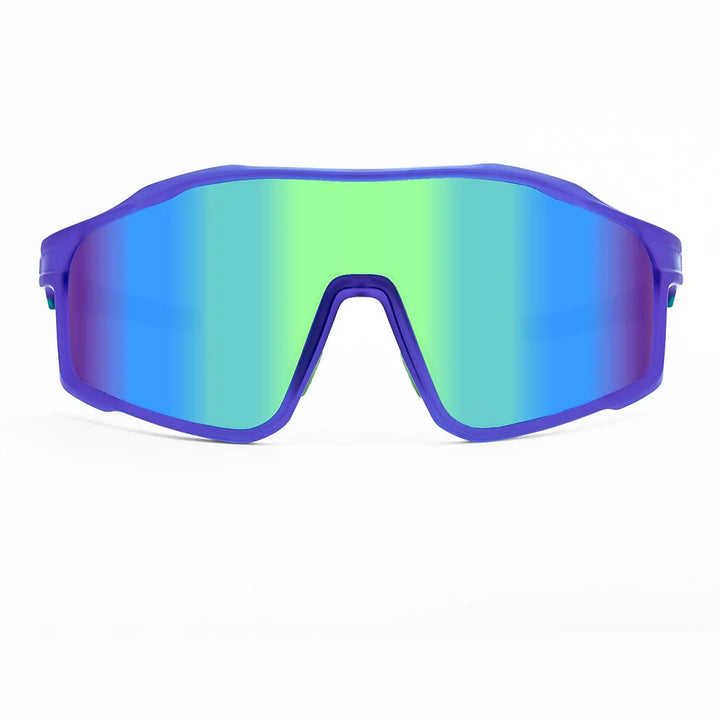 Craycol Don't Kill My Vibe Sport Sunglasses (Green Reflective/Blue)